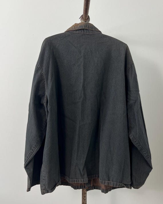 Vintage Denim Chore Coat - image 4