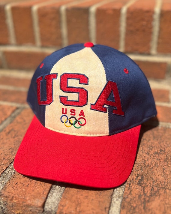 80s Starter Team USA Olympics Snapback Hat