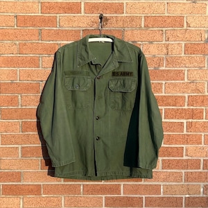 Vintage Vietnam Era OG-107 Army Button Down Shirt
