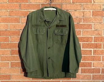 Vintage Army Utility Shirt Jacket OG 107 Vietnam Era or Earlier