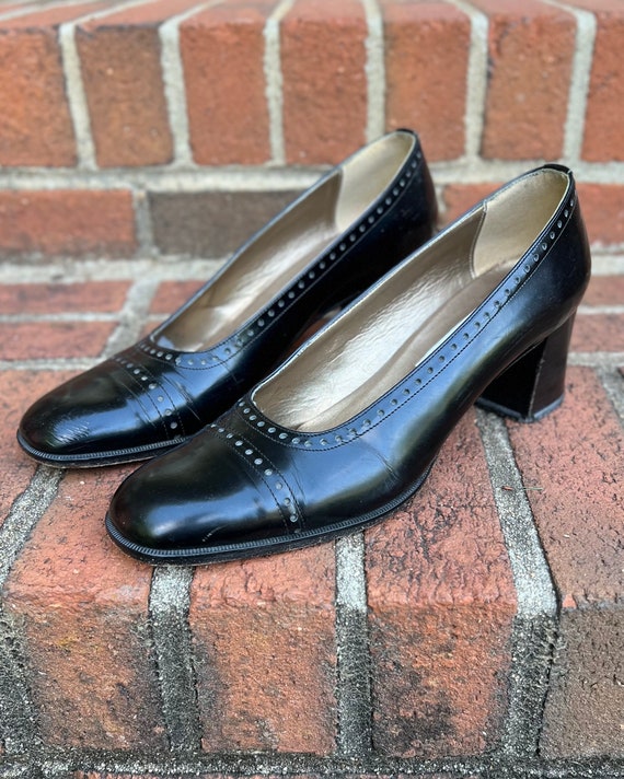 Vintage Carlo Alberto Patent Leather Heels