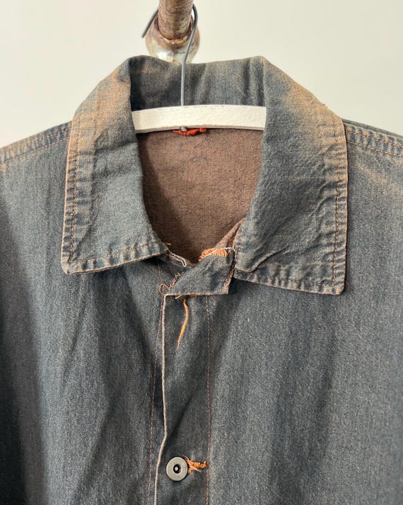 Vintage Denim Chore Coat - image 5
