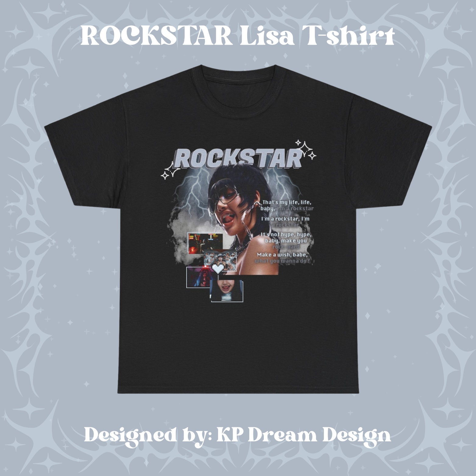 Lisa Rockstar T Shirt - Etsy Lisa Rockstar T Shirt - Etsy