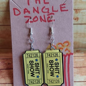 Shit Show Ohrringe - Perfekt für die Endzeit! -Dangler