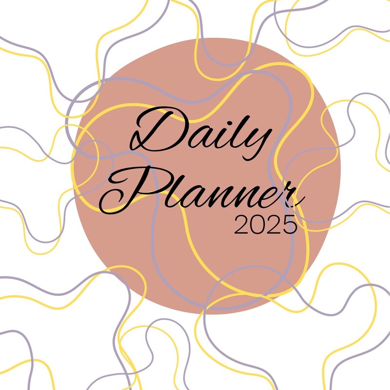 2025 Daily Planner Etsy