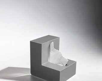 Nordic Style Modern Tissue Box - Right Angle Design, Home Decoration, Kitchen & Desktop Napkin Holder,