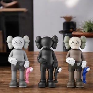KAWS Inspired Companion Figure - Decorative Hypebeast Sculpture | Bearbrick Style Unique Gift for Collectors & Figures Lovers