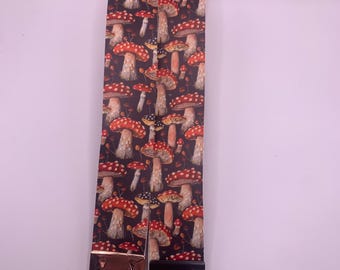 Mushroom Grove Wristlet, Enchanted Forest Keychain, Cottagecore Wristlet, Nature Inspired Keychain, Cottagecore Wristlet
