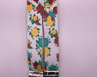 Summer Rose Wristlet, Splash Glow Wristlet, Handmade Floral Wristlet, Nature Wristlet Keychain, Car Key Wristlet, Keychain Accessory