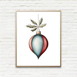 classic Christmas decor | winter print | cozy Christmas wall art | Christmas ornament | Festive Holiday decoration | printable wall art