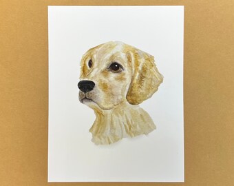 Dog Card, Birthday Card, Greeting Card
