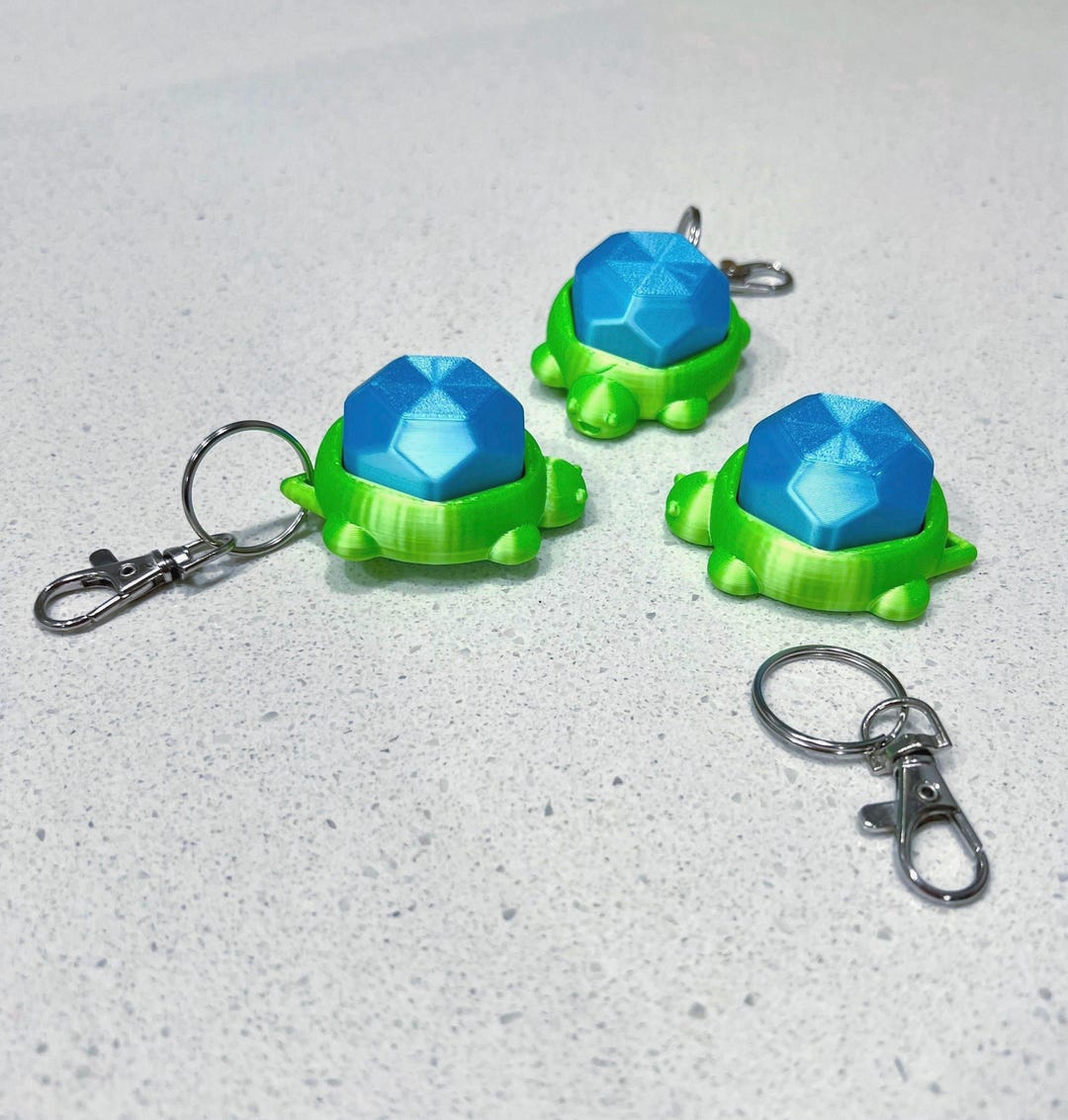 Turtle Sticky Toy Clickyturtle - 3D Printed Turtle Fidget Toy for Adults and Kids Fun ...