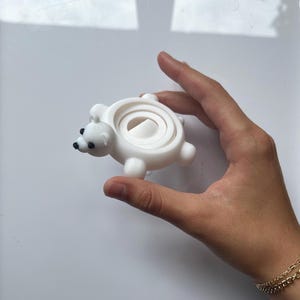 SpinPets - 3D Printed Polar Bear Fidget Toy