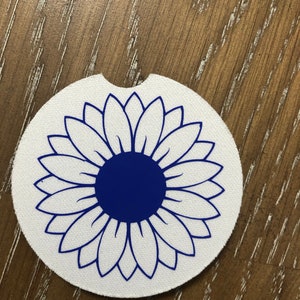 Car Coasters, Flower, 2 1/2 x 2 1/2 in.