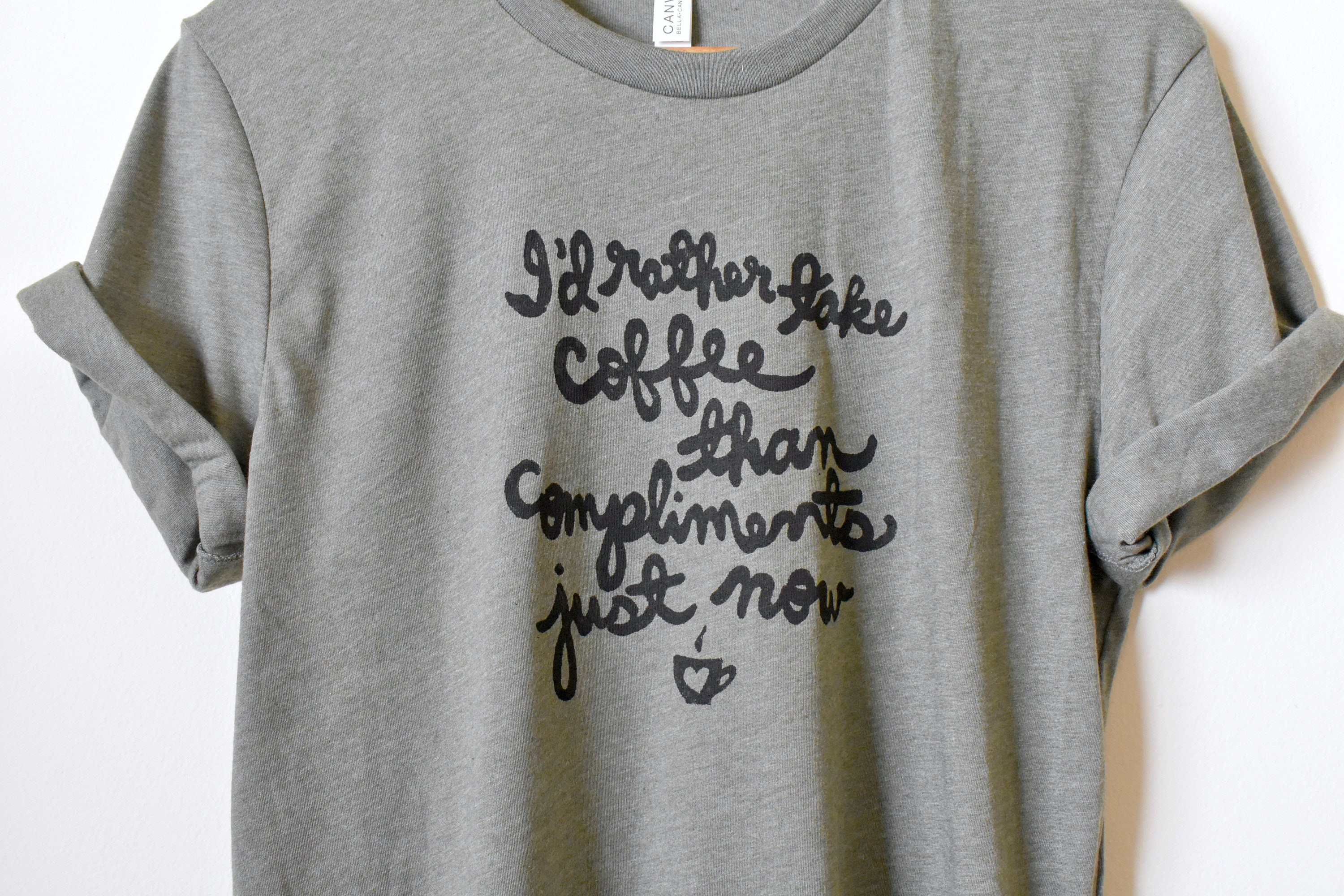 Little Women Quote Coffee Shirt i'd Rather Take | Etsy