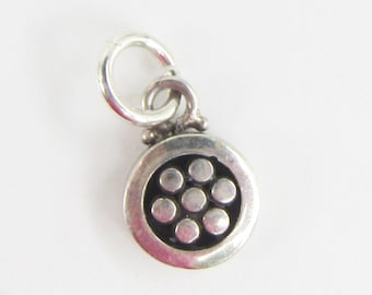 Tiny Sterling Silver Flower Charm - 2879