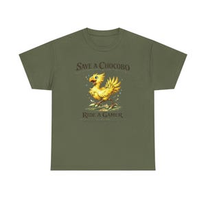 Save A Chocobo Ride A Gamer Shirt, Funny Gamer Tee, Fantasy RPG Shirt, Retro Gaming Shirt, Geek Humor Graphic Tee image 16