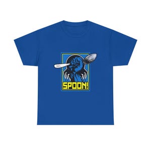 Funny Superhero Shirt | The Tick Cartoon | Spoon! Battle Cry Graphic Tee