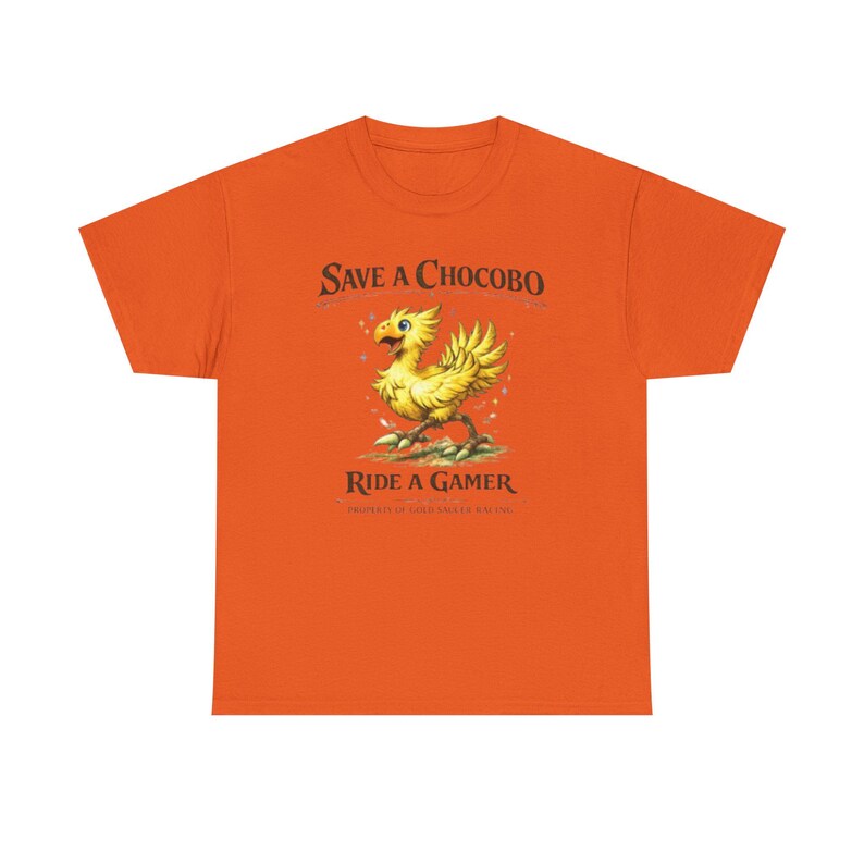 Save A Chocobo Ride A Gamer Shirt, Funny Gamer Tee, Fantasy RPG Shirt, Retro Gaming Shirt, Geek Humor Graphic Tee image 8