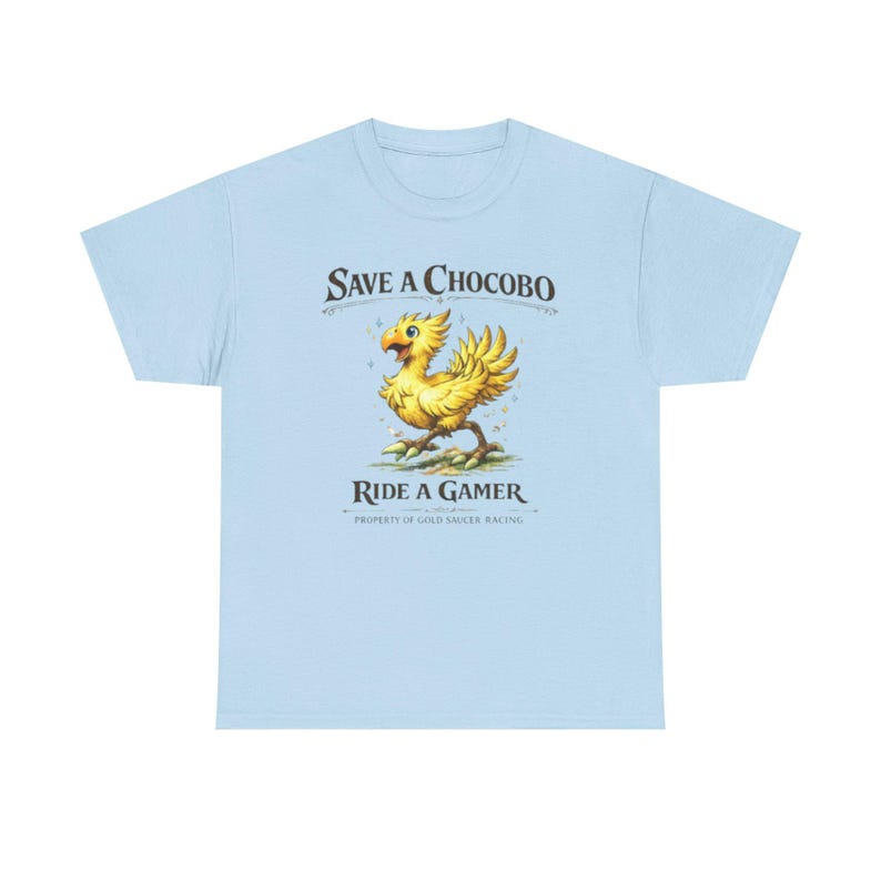 Save A Chocobo Ride A Gamer Shirt, Funny Gamer Tee, Fantasy RPG Shirt, Retro Gaming Shirt, Geek Humor Graphic Tee image 12