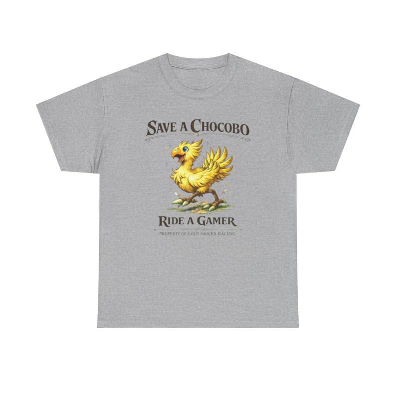 Save A Chocobo Ride A Gamer Shirt, Funny Gamer Tee, Fantasy RPG Shirt, Retro Gaming Shirt, Geek Humor Graphic Tee image 18