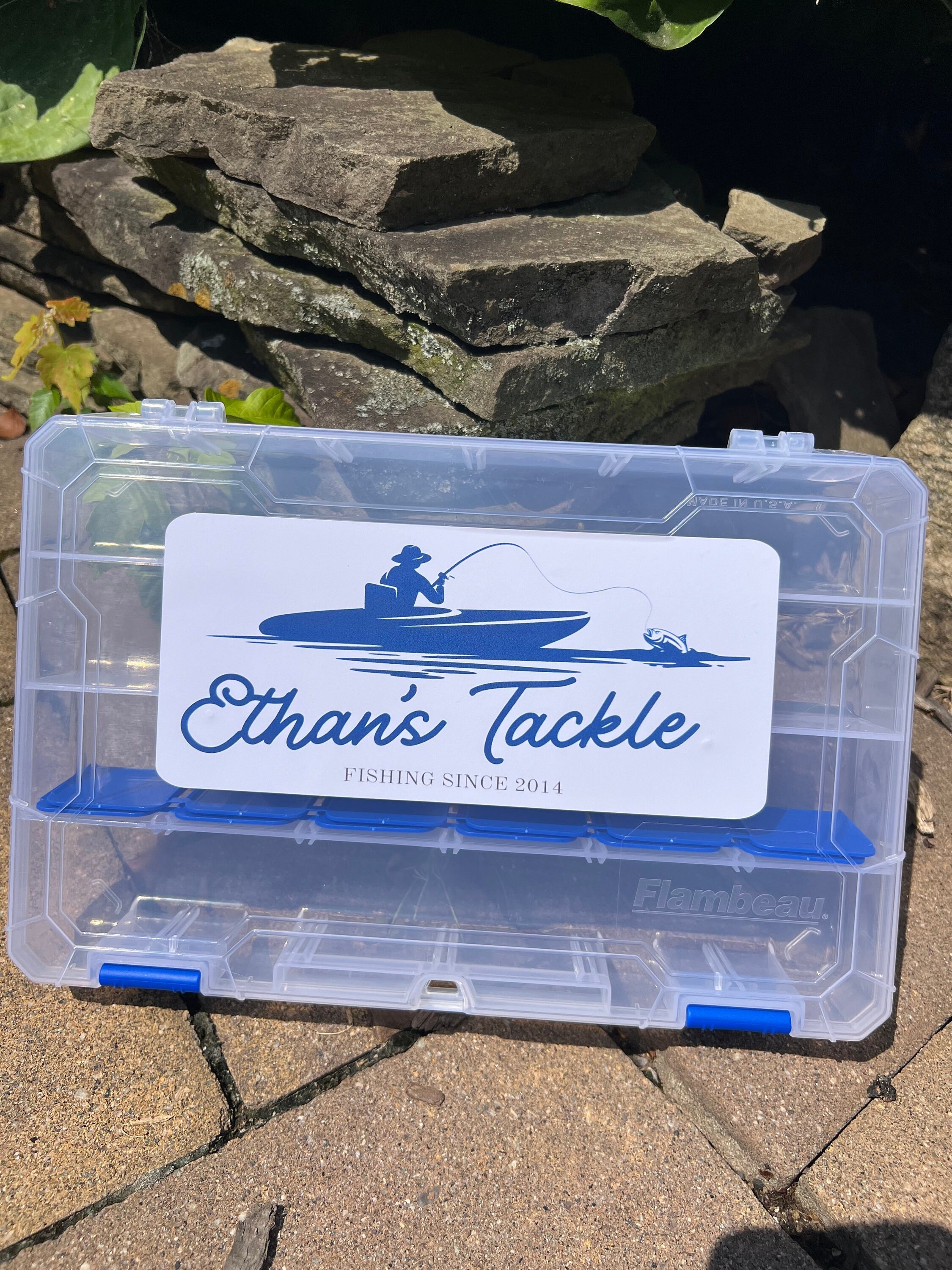 Custom Made Tacklebox for Him Fully Personalized Fishing Organizing Box for  Fishermen Gear Custom Tackle Fishing Since Your Year - Etsy