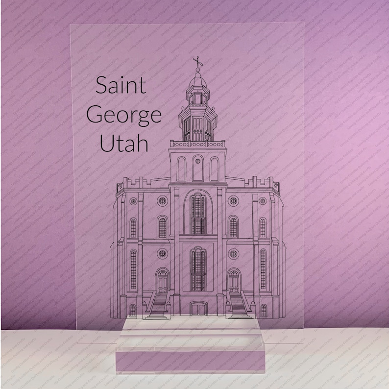 Saint Utah LDS Temple SVG Filedigital Download Etsy