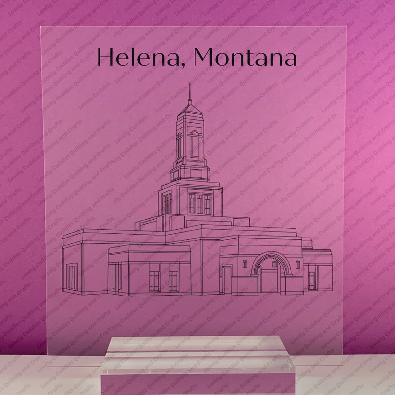 Helena, Montana LDS Temple SVG Filedigital Download Etsy