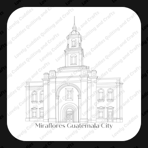 Miraflores Guatemala City Guatemala Temple LDS Temple SVG File-Digital Download