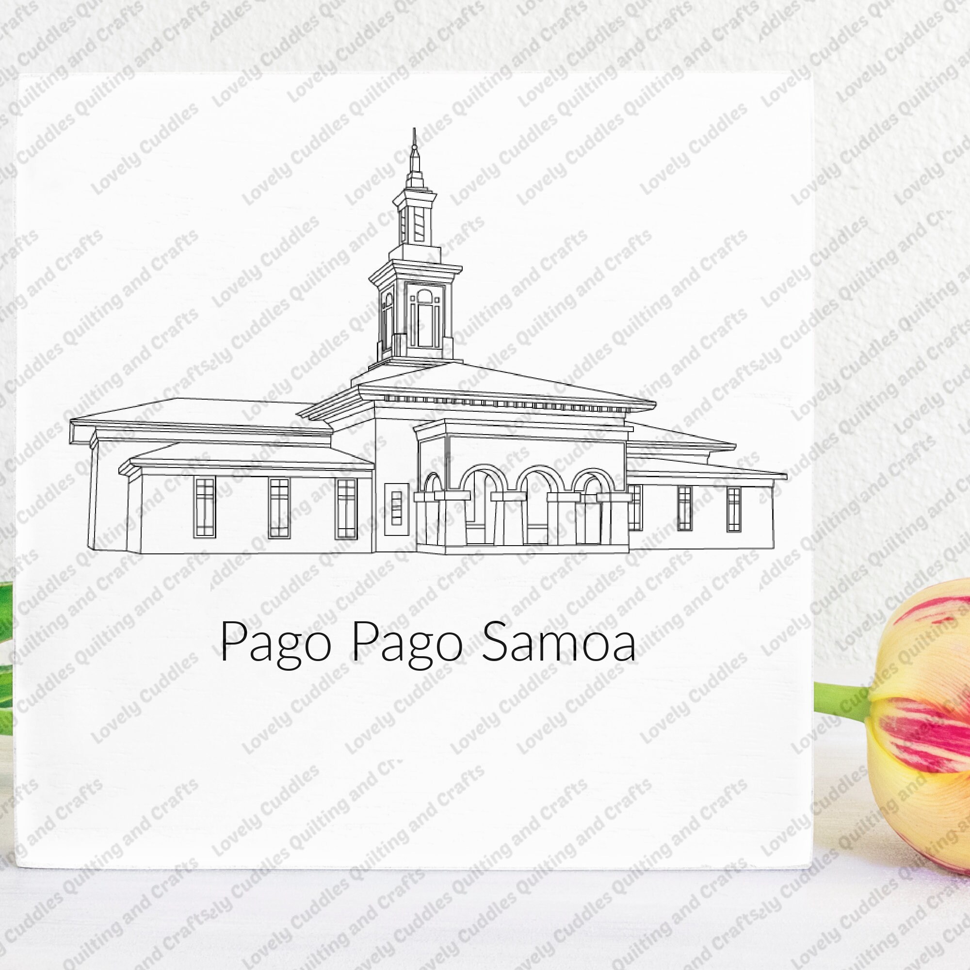 Pago Pago American Samoa LDS Temple SVG File-digital Download - Etsy