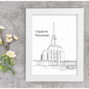 Oquirrh Mountain, Utah LDS Temple SVG File- Digital Download