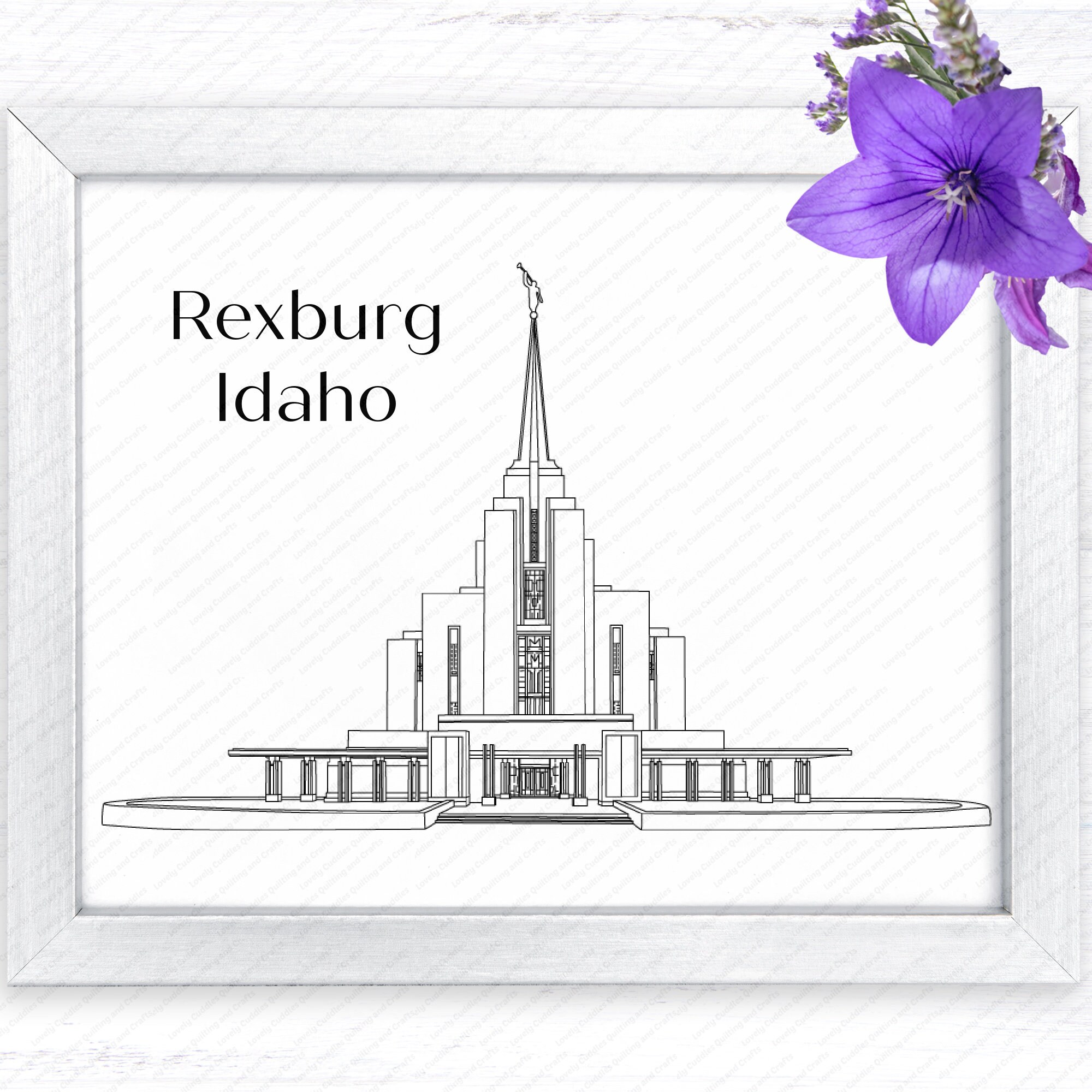 Rexburg, Idaho LDS Temple SVG File-digital Download - Etsy