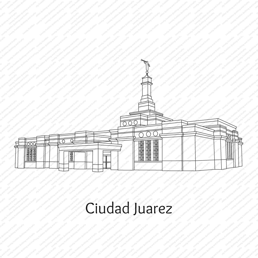 Ciudad Juarez Mexico LDS Temple SVG Filedigital Download Etsy