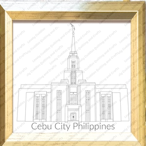 Cebu City Philippines LDS Temple SVG File-Digital Download