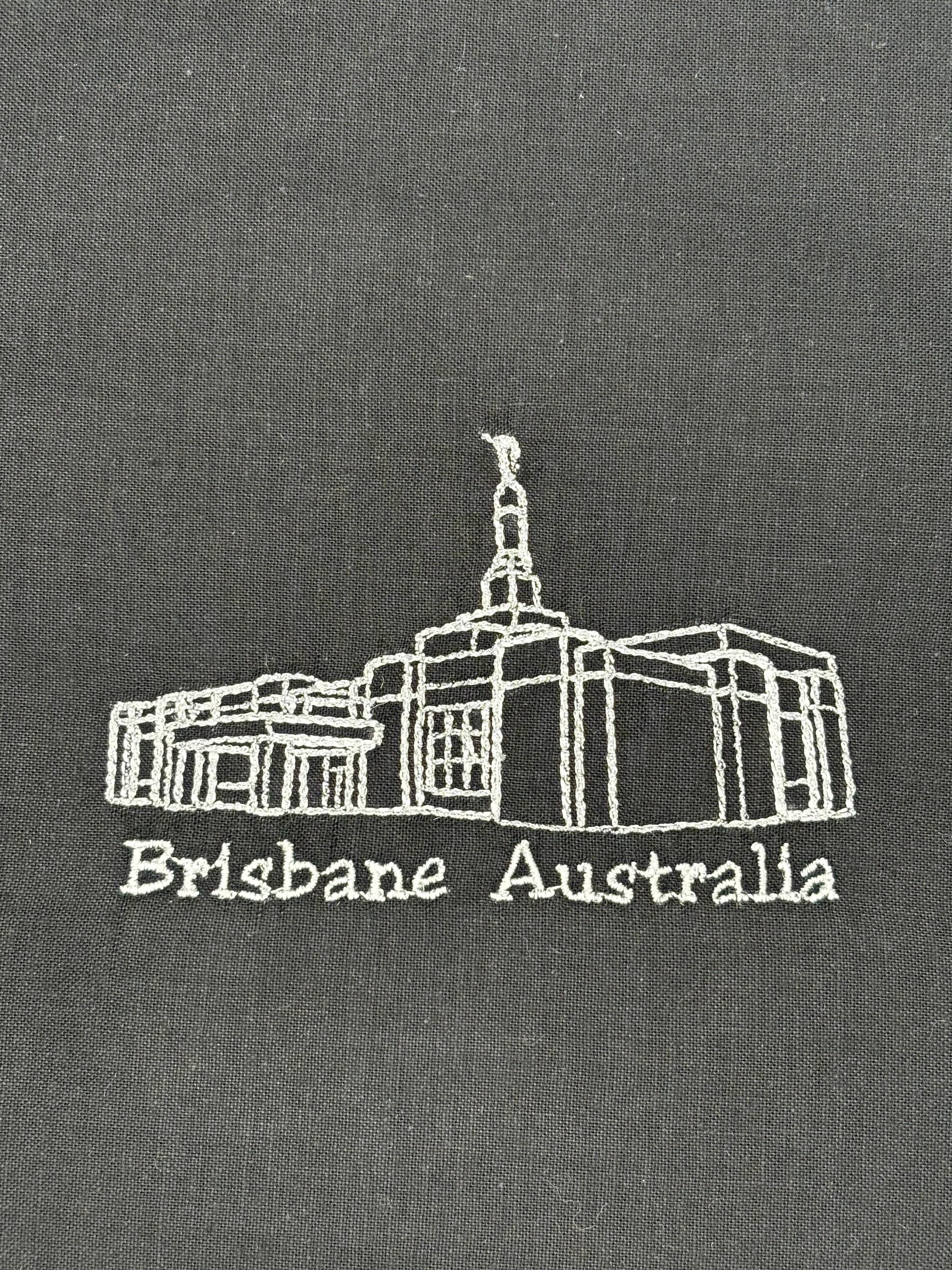 Brisbane Australia Temple Embroidery File-Digital Download Temple of The Church of Jesus Christ of Latter Day Saints.