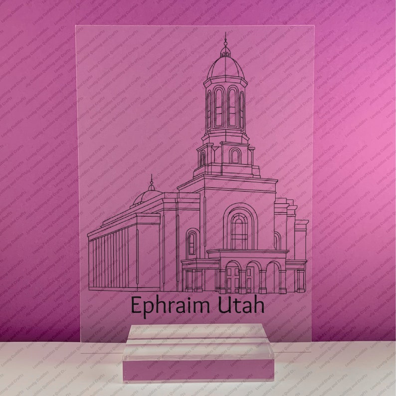 Ephraim Utah LDS Temple SVG Filedigital Download Etsy