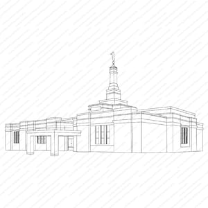 Aba, Nigeria Temple SVG File- Digital Download- Temple of The Church of Jesus Christ of Latter Day Saints