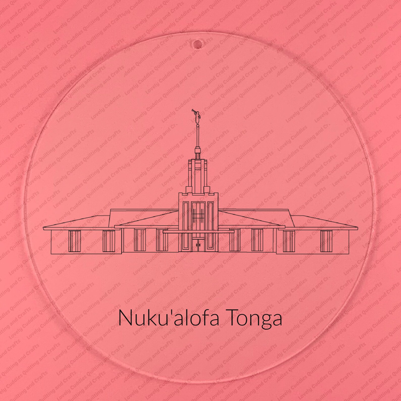 Nuku'alofa Tonga LDS Temple SVG Filedigital Download Etsy