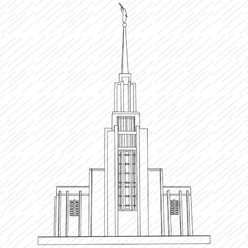 Twin Falls Idaho LDS Temple SVG File digital Download Etsy