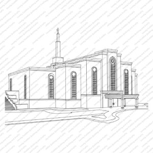 Albuquerque, New Mexico LDS Temple SVG File- Digital Download