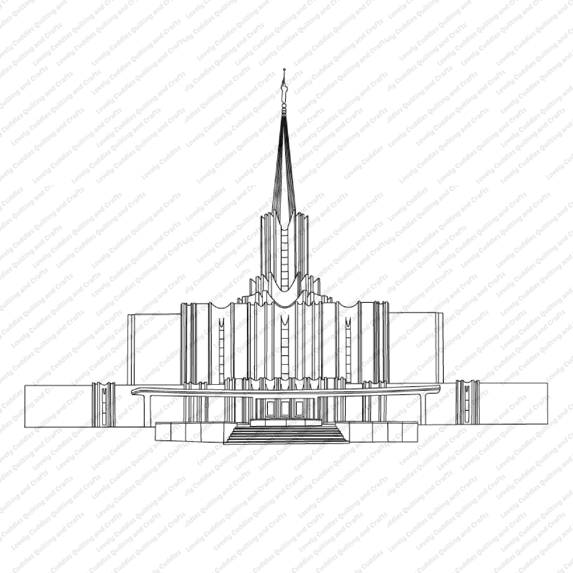 Jordan River, Utah LDS Temple SVG File Digital Download - Etsy