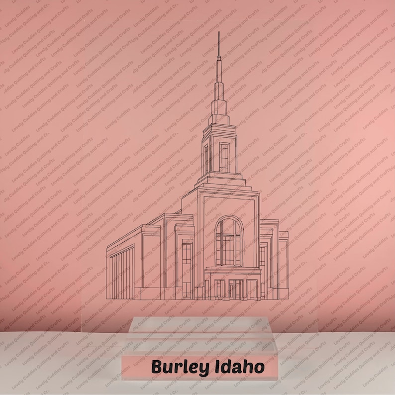 Burley Idaho LDS Temple SVG Filedigital Download Etsy