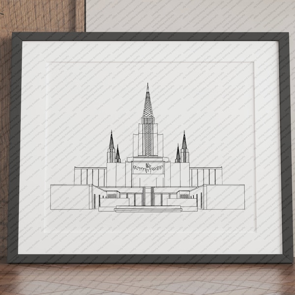 Oakland Temple - Etsy