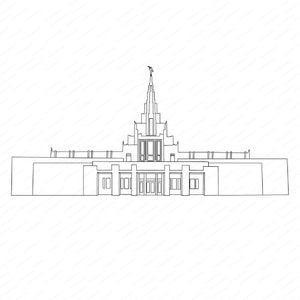 Phoenix, Arizona LDS Temple SVG File- Digital Download