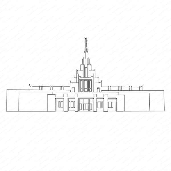 Phoenix, Arizona LDS Temple SVG File- Digital Download