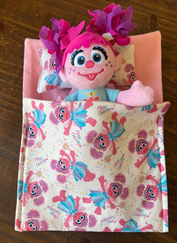 Abby Cadabby Plush Toy With Handmade Sleeping Bag & Pillow Set - Etsy