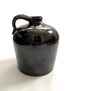 Kleiner Brauner Krug, Antiker Steinzeug Keramik Moonshine Krug, Prohibition Ära Keramik