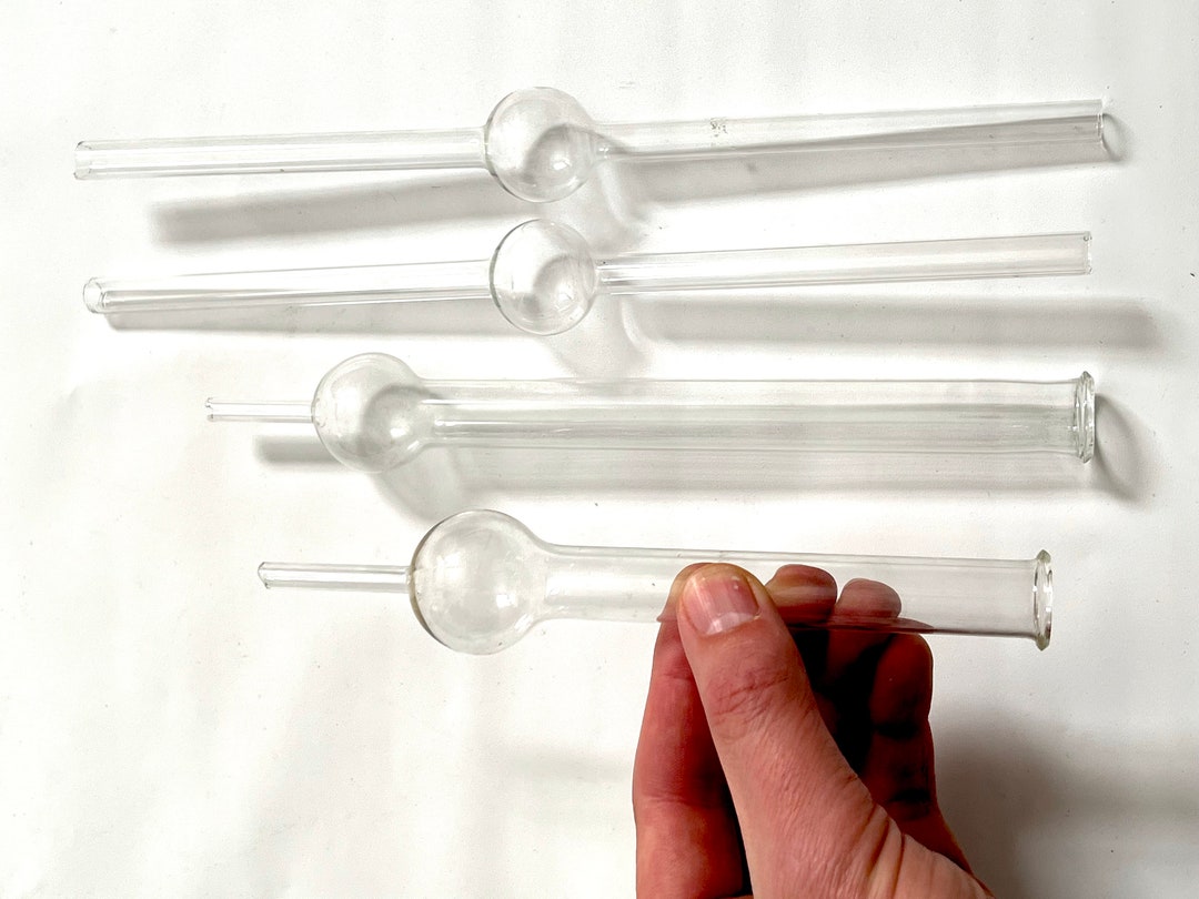 Vintage Pyrex Lab Glass Tubes Set of Four Laboratory Glass Etsy