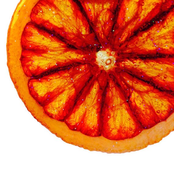 Fruit Jewelry| Blood Orange Necklace Real Fruit Jewelry Real