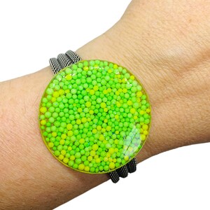 Glitterlimes Sprinkle Bracelet Mermaid Resin Bracelet Colorful Jewelry ...